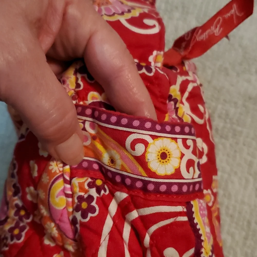 Vera Bradley RASPBERRY FIZZ mini bag small purse 👛 - Picture 4 of 5